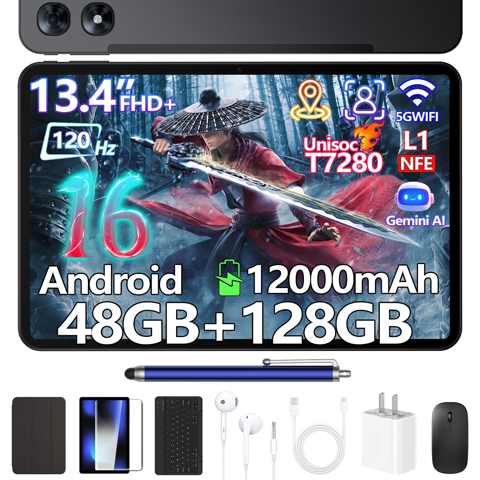 DOOGEE、13.4インチタブレット「P13」のセット版を23,900円で販売 - 画像2