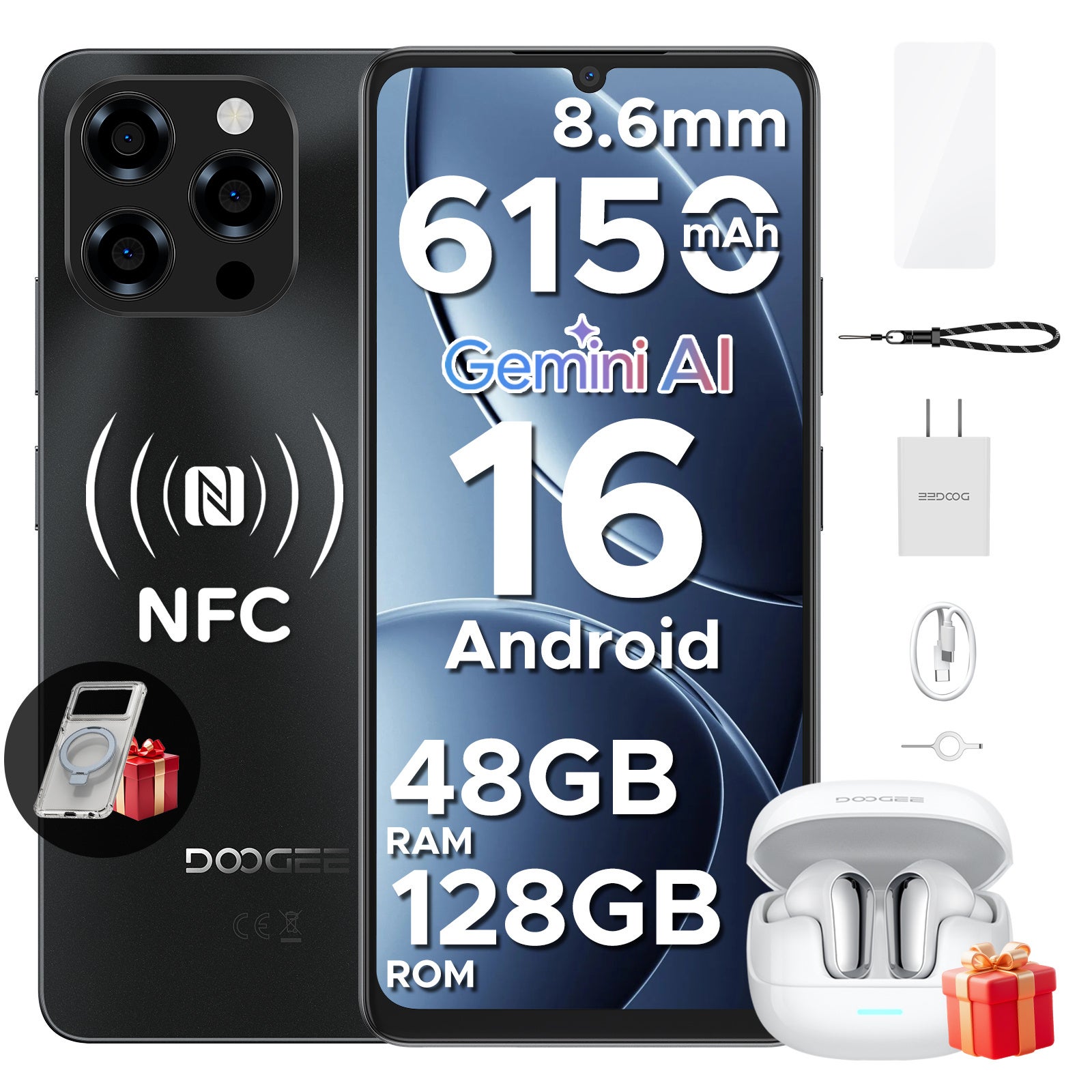 DOOGEE、Android 16搭載スマホ「Note58」の34％OFFセールを開始 - 画像2