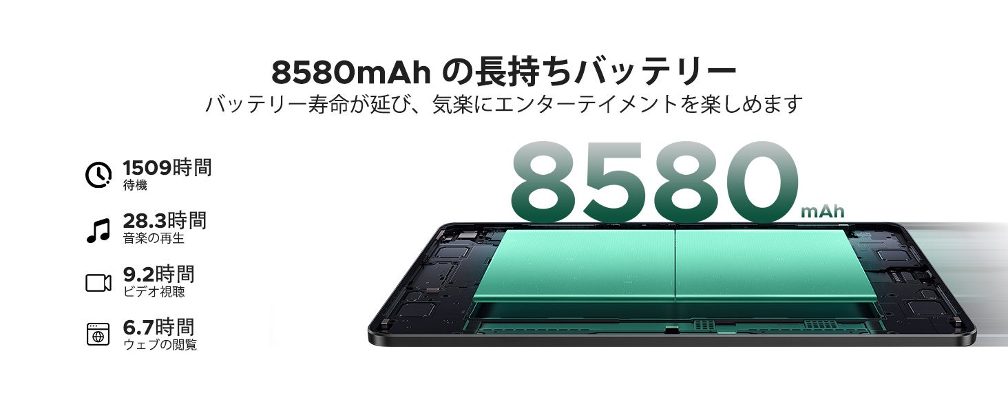 DOOGEE、AIタブレット「U11PRO」が楽天市場で半額セール - 画像5