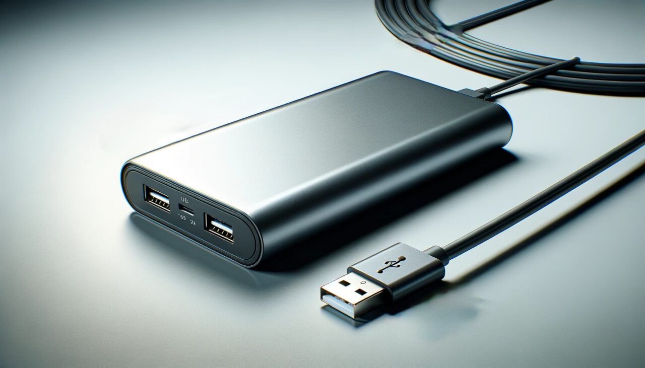 USB Type-Aのモバイルバッテリー