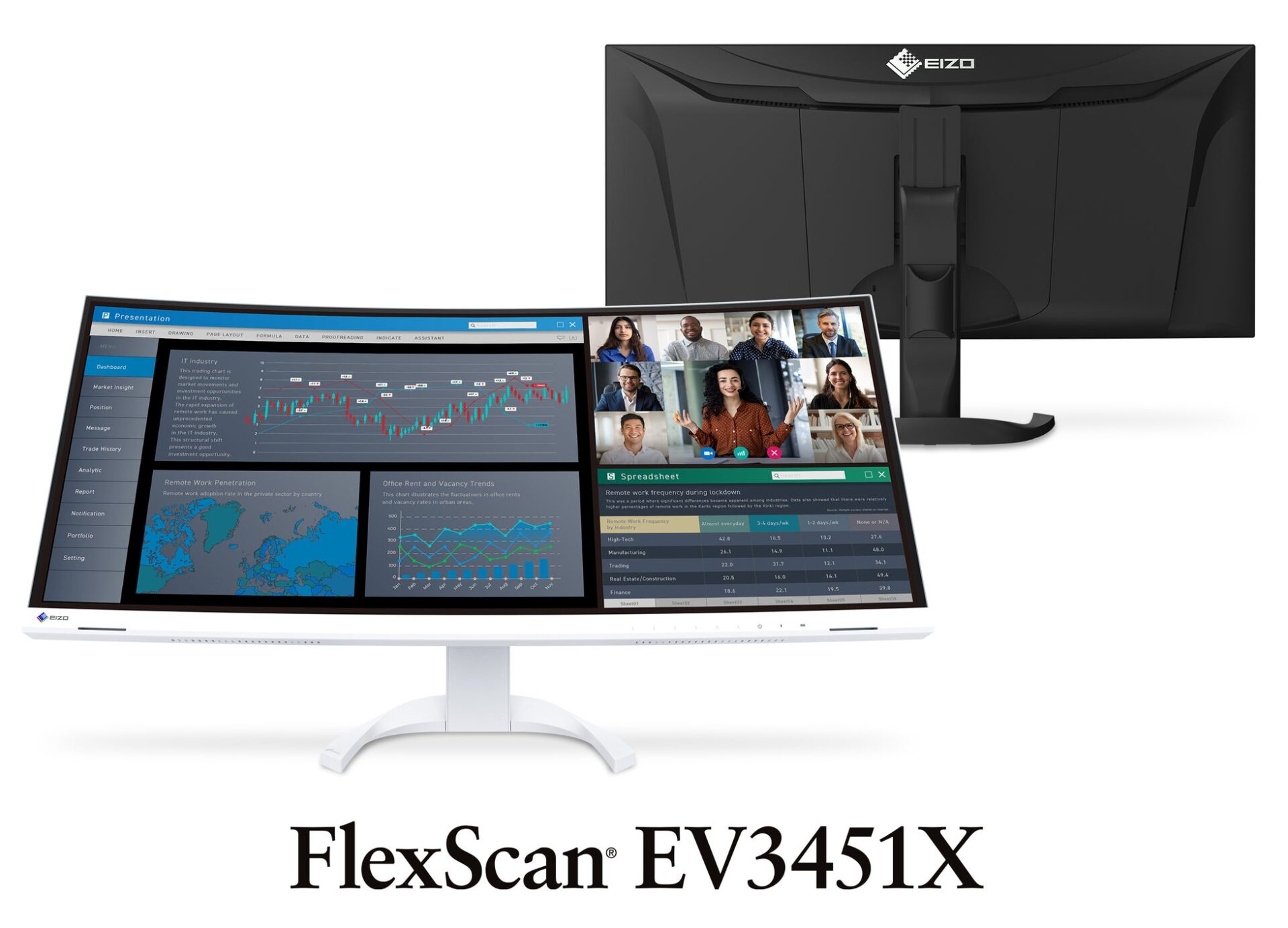 EIZO、モニターで世界初となる7年保証付き34.1型ウルトラワイド曲面モニターを発表｜モニターで世界初の7年間標準保証を実現