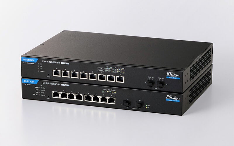 エレコム、10G/2.5G対応PoE Webスマートスイッチを新発売 - 画像2