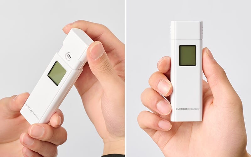 エレコム、スマホ管理対応の小型アルコールチェッカー2製品を発売 - 画像3