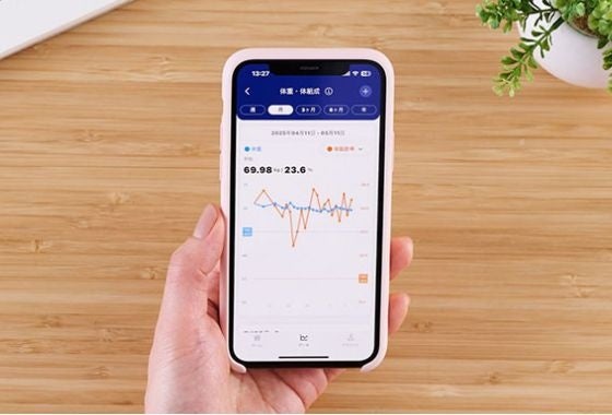 エレコム、40mmの大型文字表示を採用した体組成計を発売 - 画像12