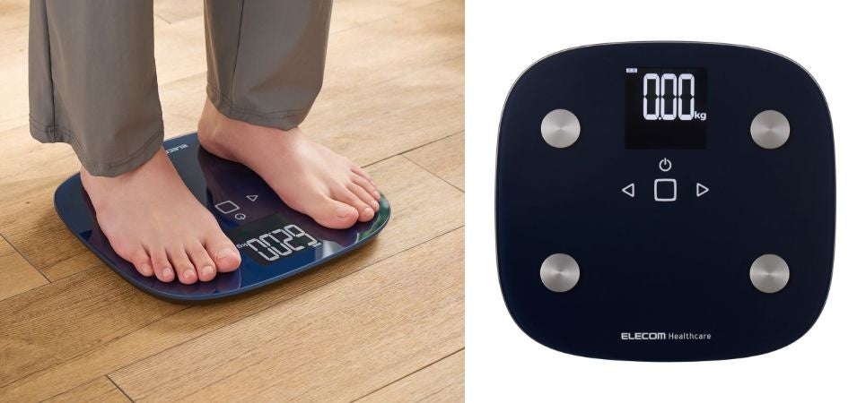 エレコム、40mmの大型文字表示を採用した体組成計を発売 - 画像2