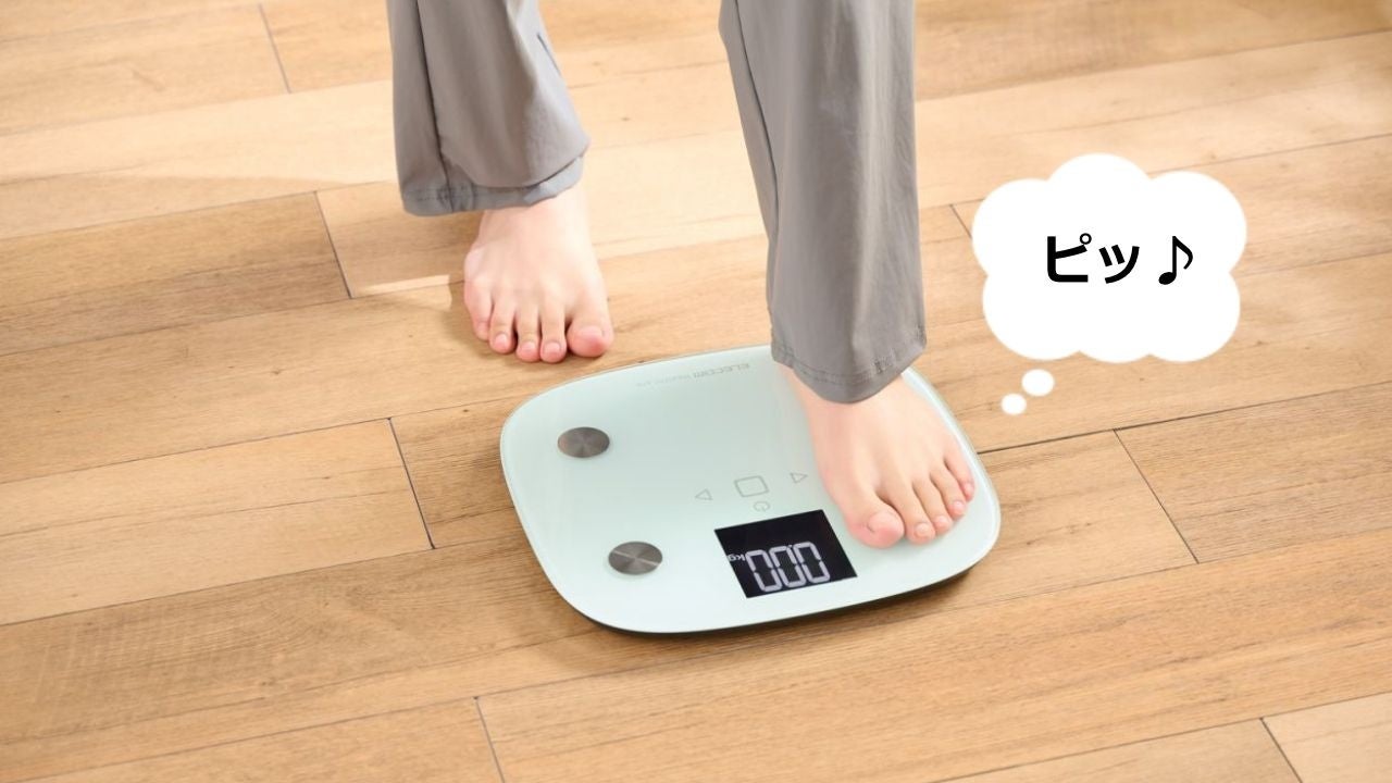 エレコム、40mmの大型文字表示を採用した体組成計を発売 - 画像4