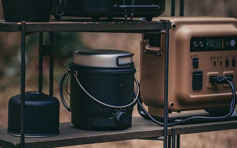 エレコム、火を使わずにポタ電であったか調理ができるアウトドア用電気調理器「COOKER-1」を新発売 - 画像4