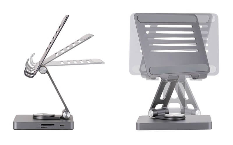 エレコム、ドッキングステーション機能を搭載したタブレットスタンドを発売 - 画像9