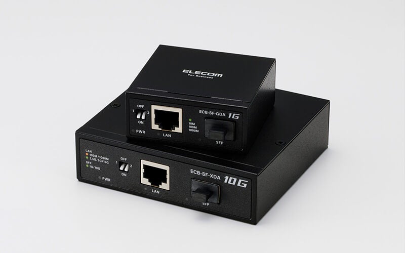 エレコム、10Gbps対応など法人向け光メディアコンバーター2モデルを発売 - 画像2