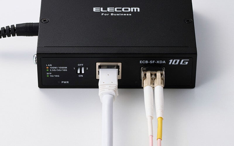 エレコム、10Gbps対応など法人向け光メディアコンバーター2モデルを発売 - 画像4