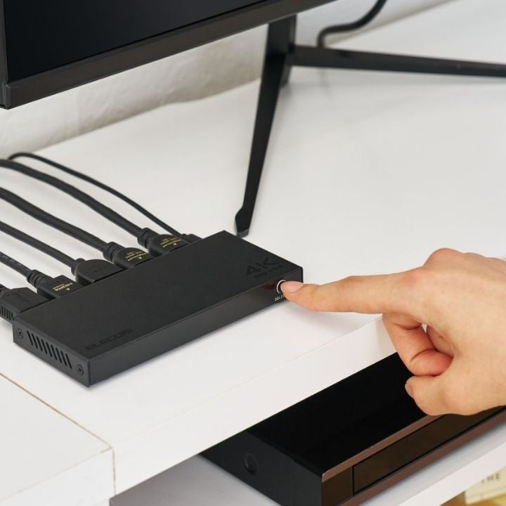 エレコム、4台の機器を切り替え可能な4K対応HDMI切替器を発売 - 画像4