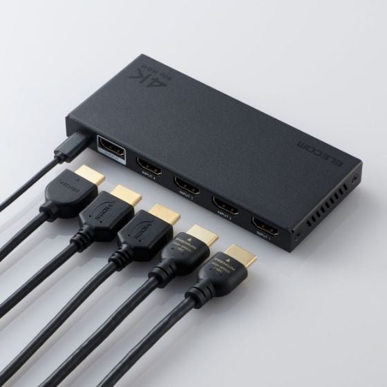 エレコム、4台の機器を切り替え可能な4K対応HDMI切替器を発売 - 画像6