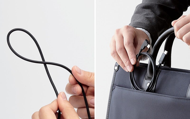 エレコム、やわらかケーブルとL字コネクター採用のUSB2.0ケーブルを発売 - 画像4