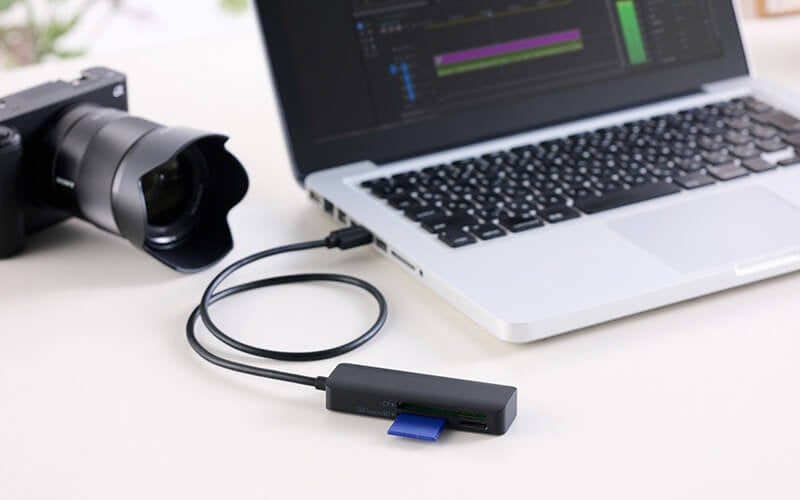 エレコム、3種類のカード対応ケーブル一体型リーダーを新発売 - 画像5