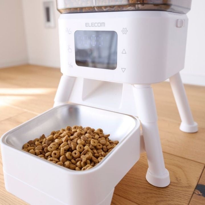 エレコム、2種類のフードを管理できるタイマー式自動給餌器を新発売 - 画像4