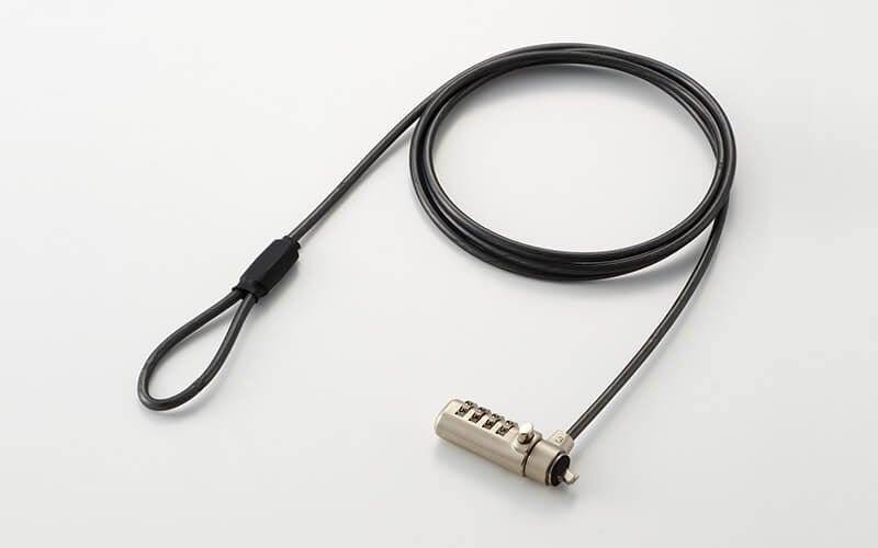 エレコム、キー不要のダイヤル式セキュリティワイヤーロックを新発売 - 画像2