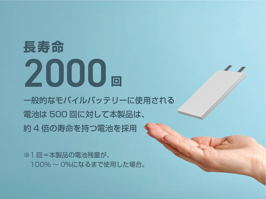 エレコム、ケーブル一体型の「半固体電池モバイルバッテリー」を発売 - 画像4