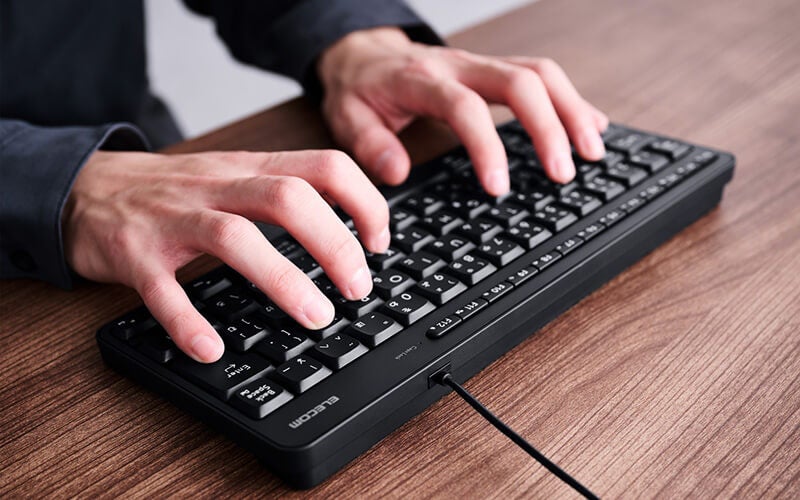 エレコム、静音設計の無線・有線キーボード6モデルを新発売 - 画像4