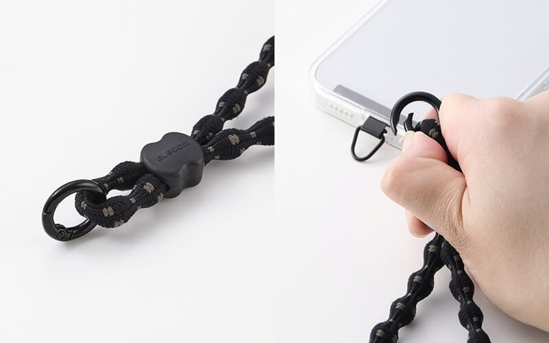 エレコム、快適フィットのスマホハンド&ショルダーストラップ - 画像4