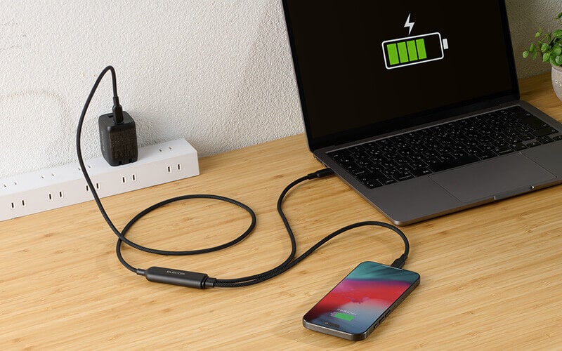 エレコム、1本で2台充電可能なUSB Type-C 2Wayケーブルを新発売 - 画像7