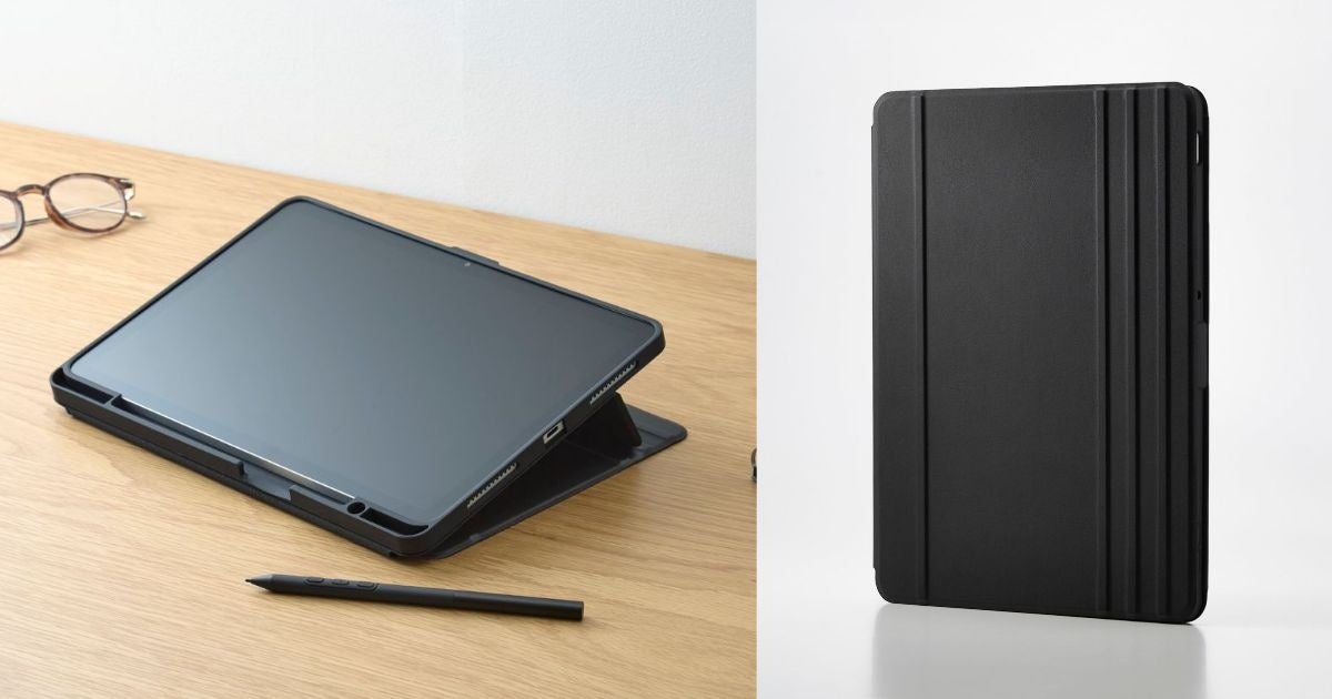エレコム、Wacom MovinkPad 11用薄型フラップケースを6月上旬発売