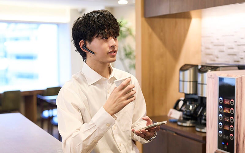 エレコム、ノイズ抑制&長時間対応の片耳ワイヤレスヘッドセット - 画像4