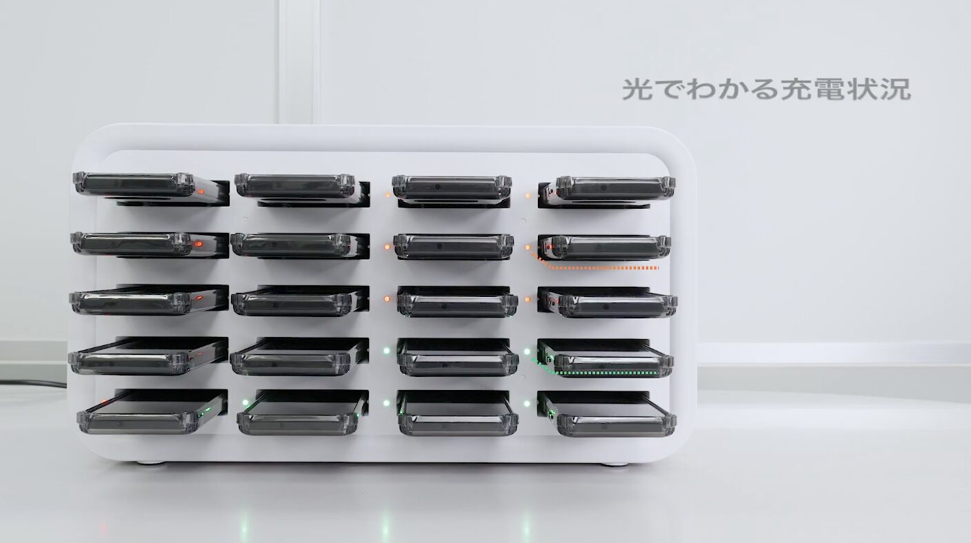 エスニア、業務用スマホ20台同時充電の集合充電器を発売 - 画像6