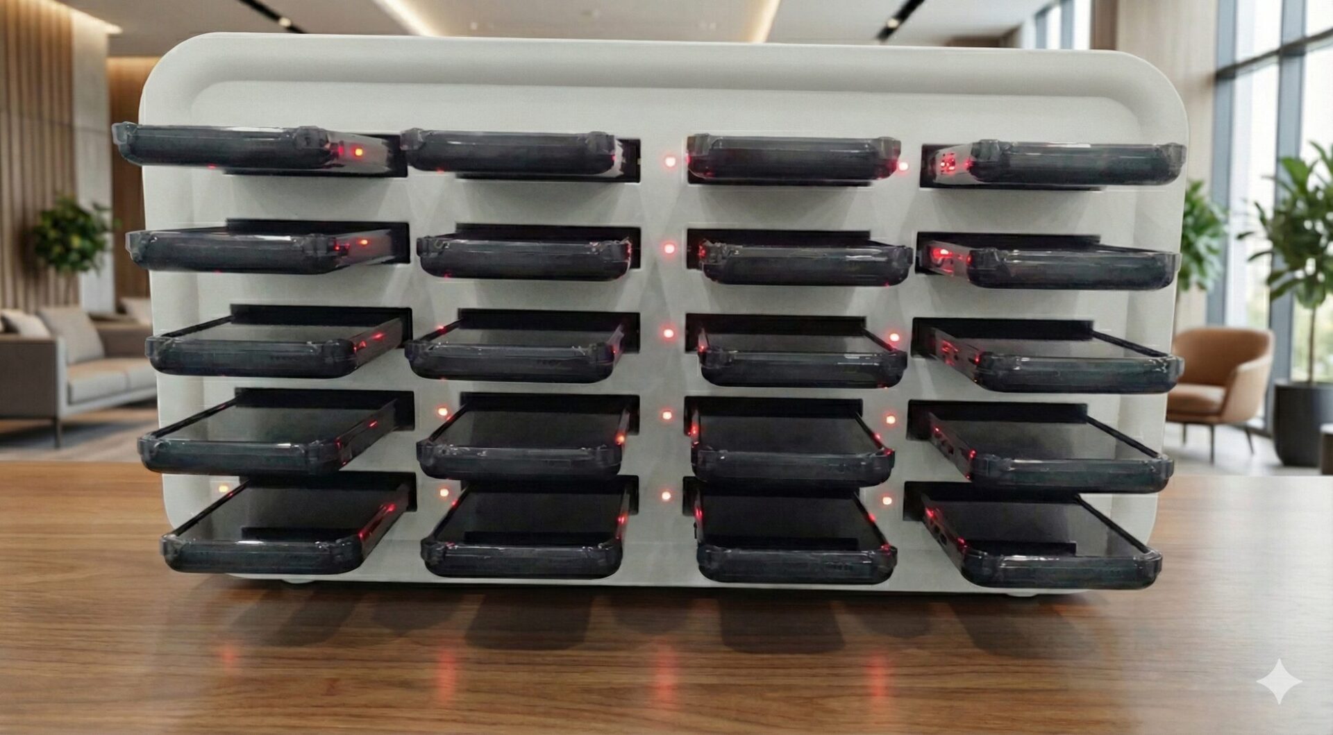 エスニア、業務用スマホ20台同時充電の集合充電器を発売 - 画像8