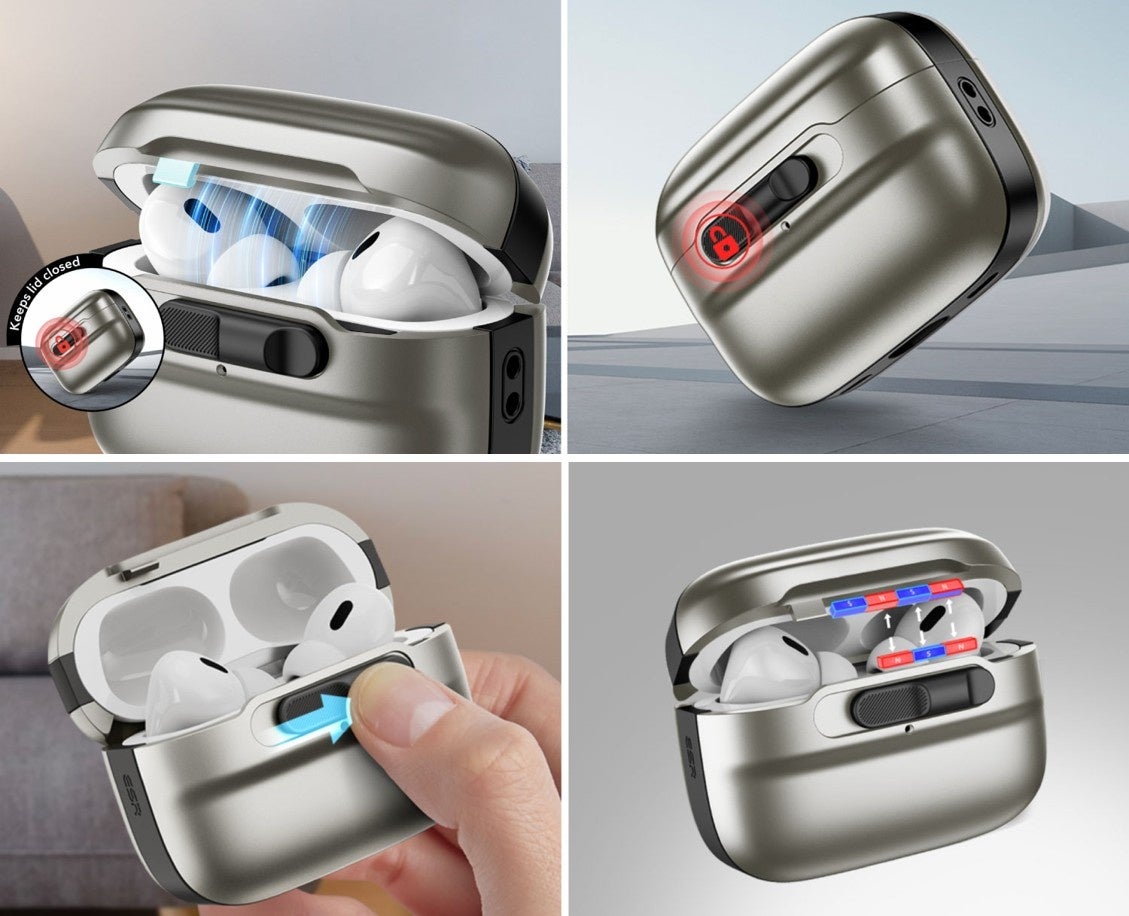 ESR、AirPods Pro 3向け「Pulse フリックロックケース」に新色を追加｜MagSafe対応による充電の利便性