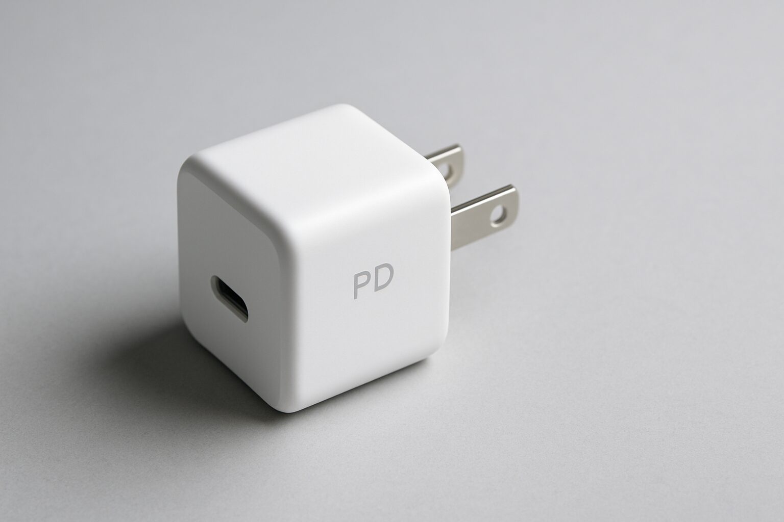 白い充電器 PD USB-C