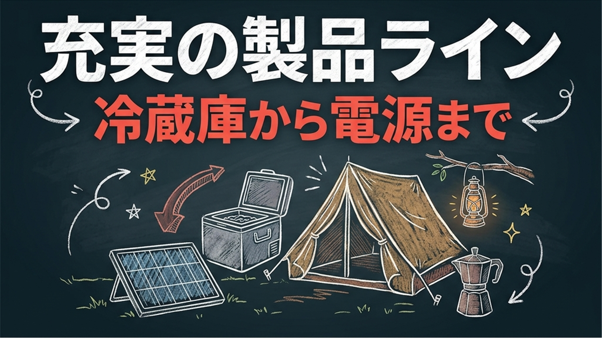 BougeRV製品ラインナップ 図解
