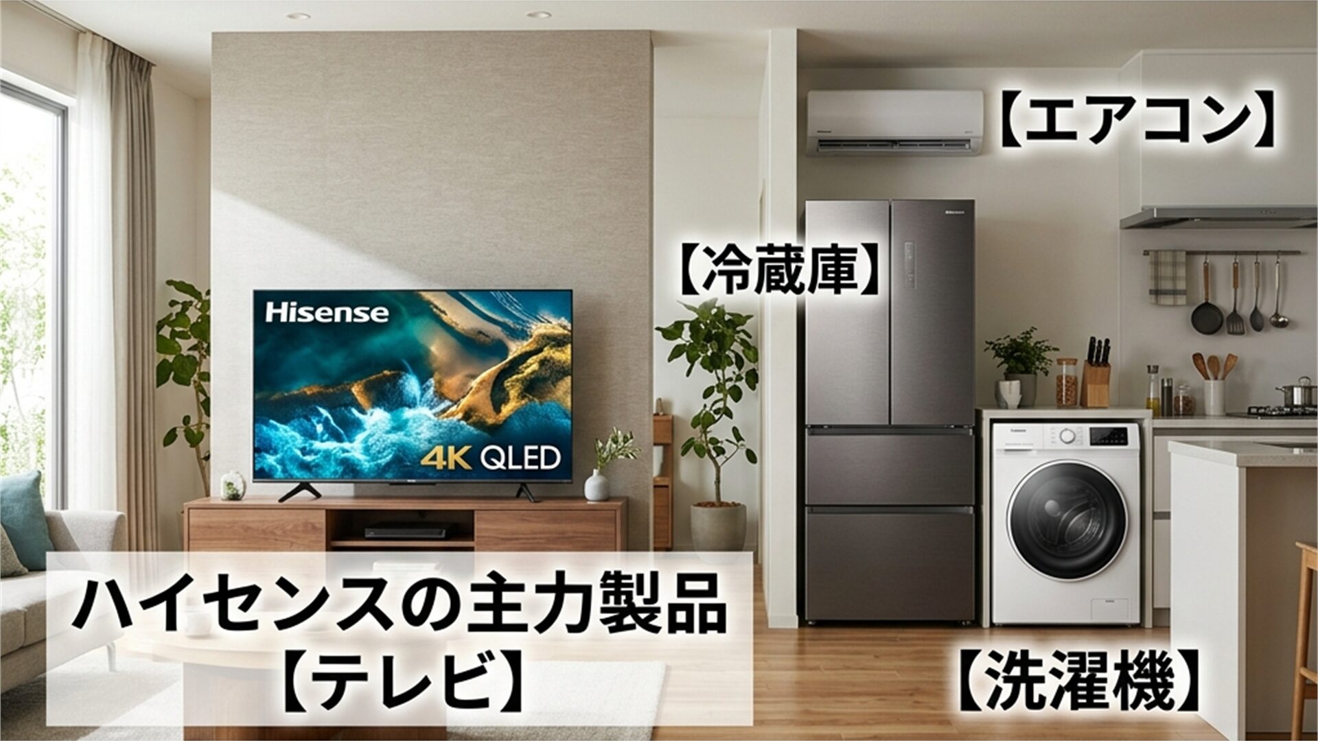 Hisense 主力製品画像