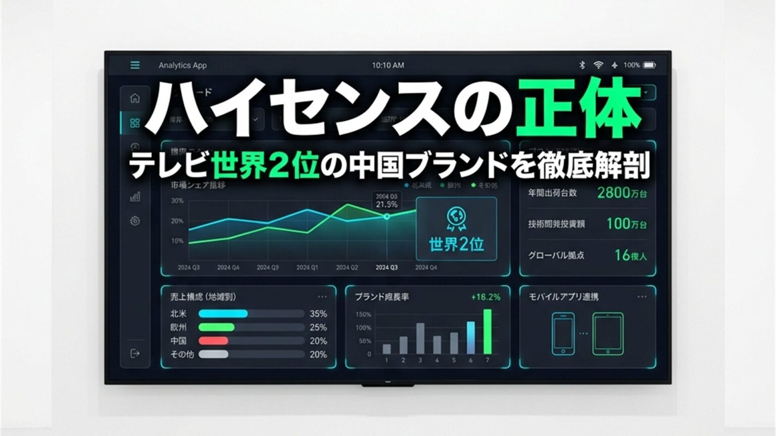 Hisense(ハイセンス)はどこの国のメーカー？中国発の世界的家電ブランドを徹底調査