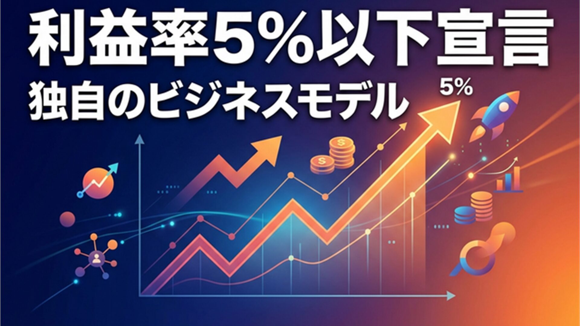 ハードウェア利益率5%以下宣言
