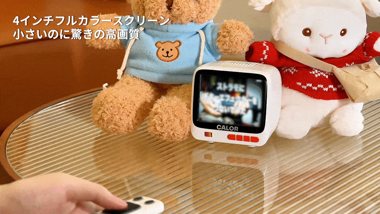 株式会社RT、ブラウン管テレビ型デザインの超ミニAndroid TV「CaloR C1」をMakuakeにて発売開始｜外部接続と拡張性の詳細（2枚目）