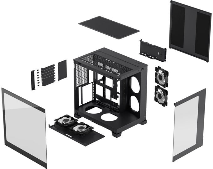 Fractal Design、同社初のピラーレスPCケース「Pop 2 Vision」シリーズを発売 - 画像5