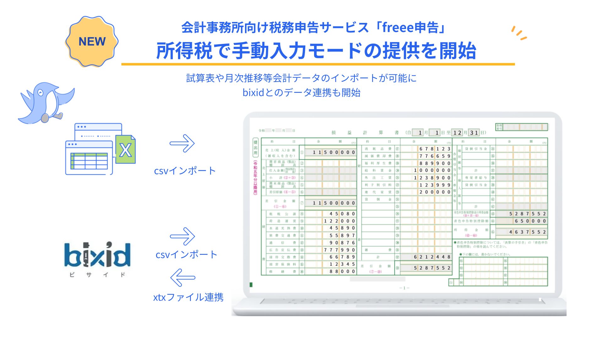 freee申告、手動入力モードを提供開始 - 画像2