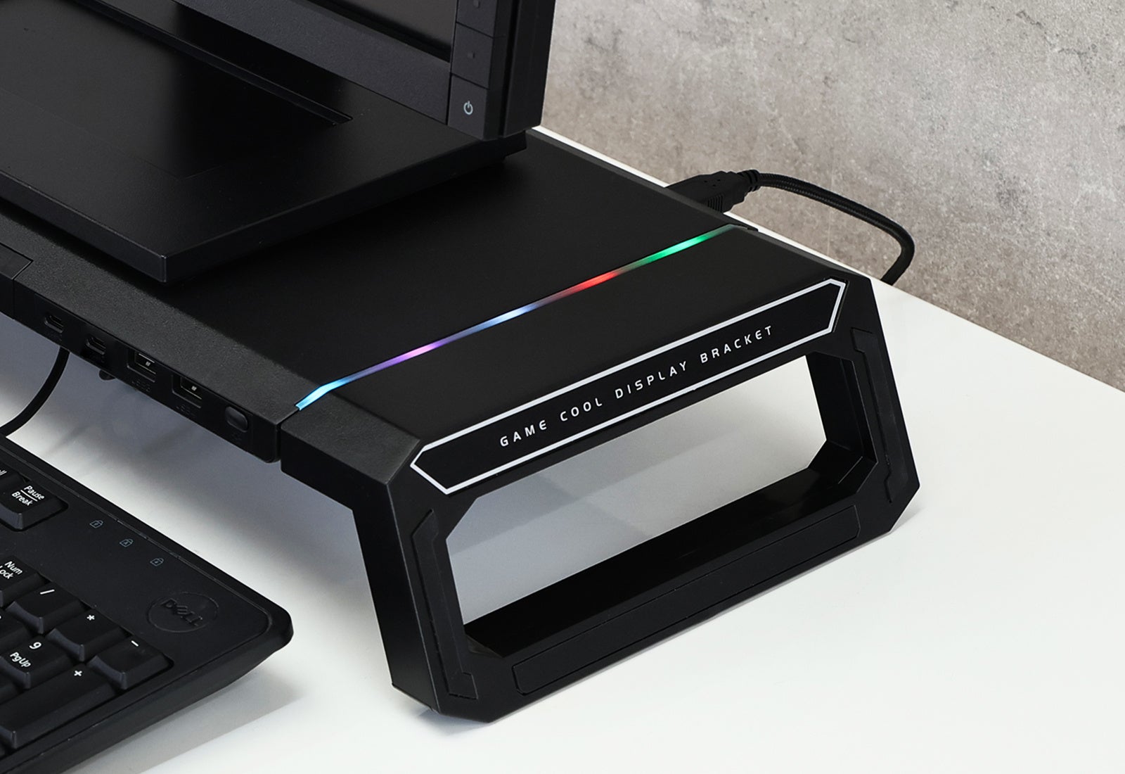 不二貿易、収納とライティング機能を備えたゲーミングモニタースタンド「ステルス」を発売 - 画像9