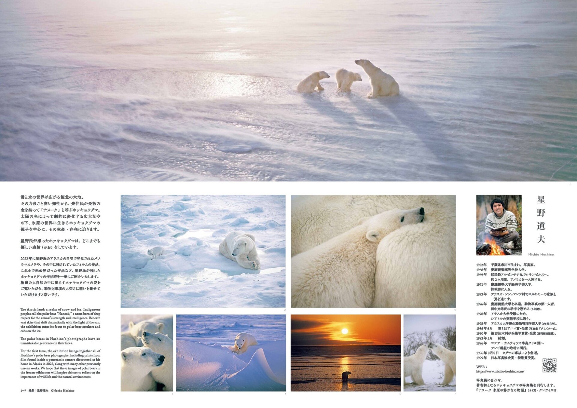 フジフイルム スクエア、星野道夫氏のホッキョクグマ写真展を開催 - 画像2