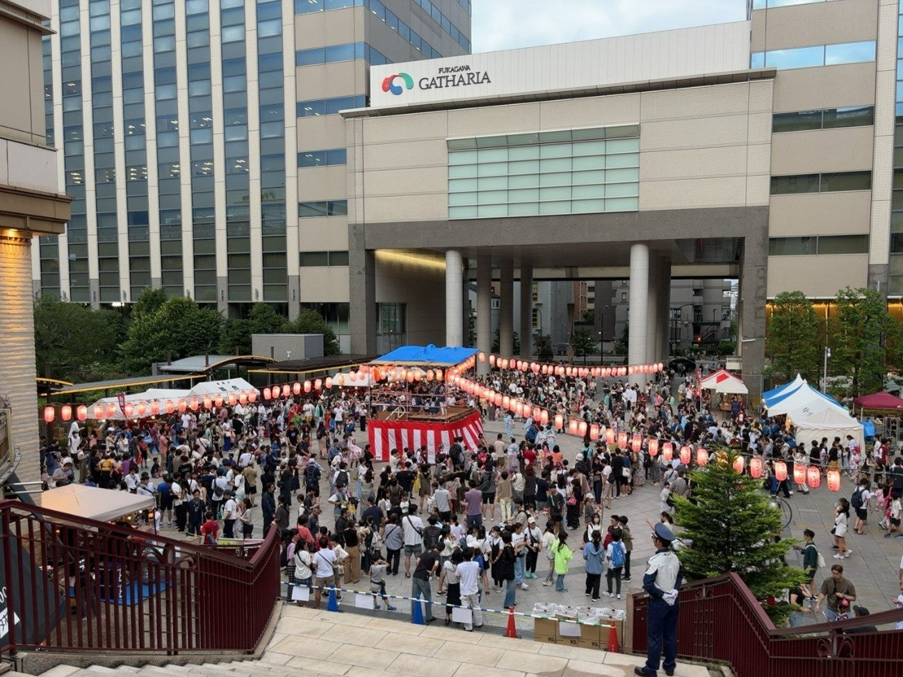 フジクラ、深川ギャザリアで「木場一・六町会盆踊り大会」を開催|深川ギャザリアについて