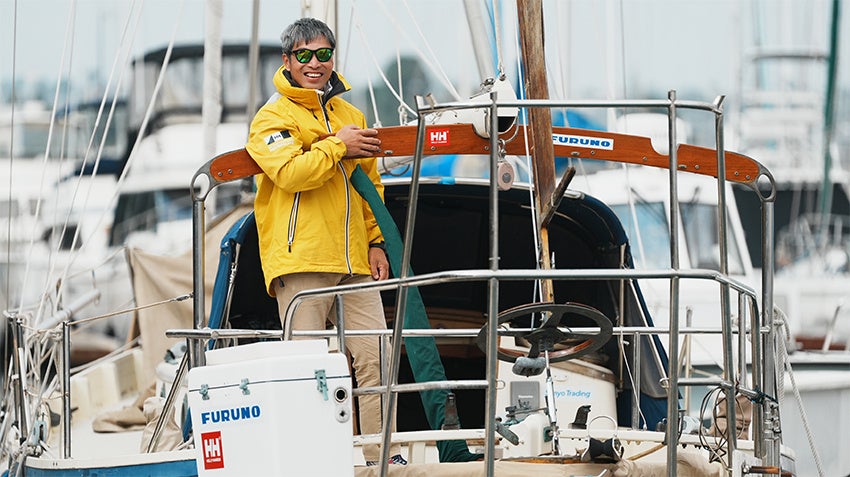 FURUNO、盲目のヨットマン挑戦に技術協賛 - 画像1