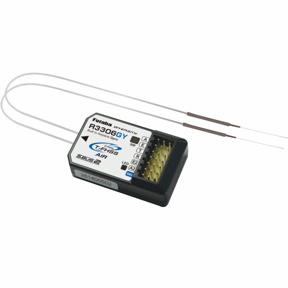 双葉電子工業、6軸ジャイロ内蔵のRC飛行機用受信機「R3306GY」を発売｜4つのフライトモードと多彩なサポート機能