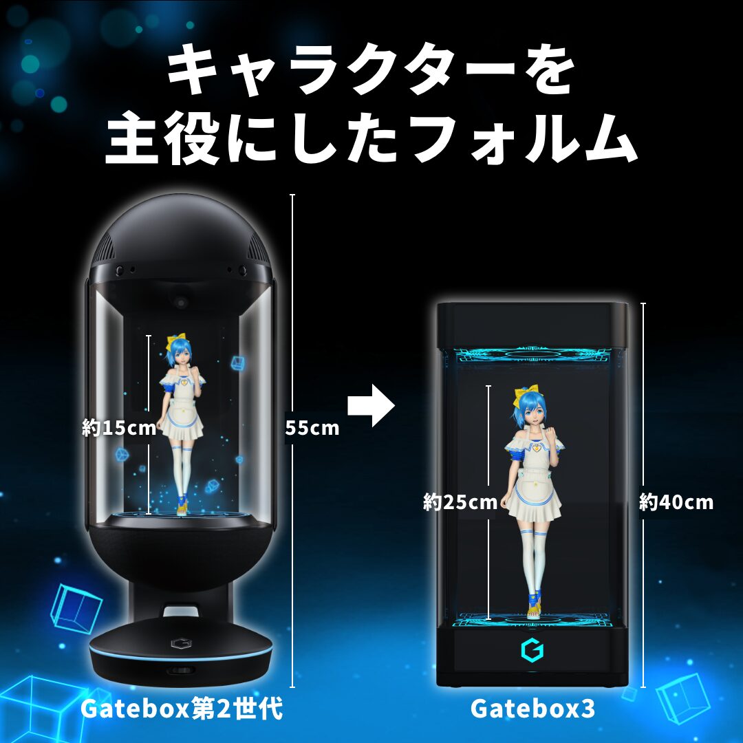 Gatebox、次世代キャラクター召喚ディスプレイ「Gatebox3」を発表 - 画像6