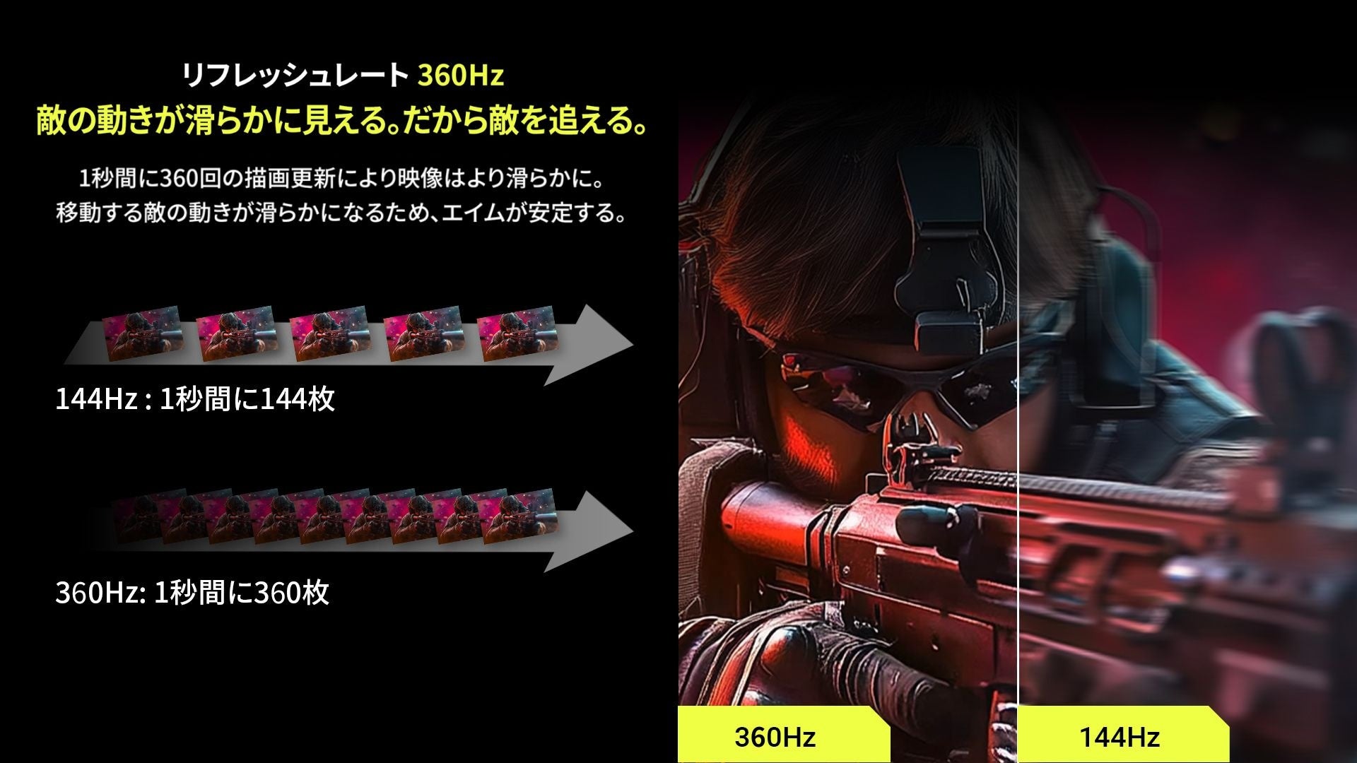 GRAPHT、FPS向けモニター新シリーズ「THE SHOOTER」を始動 - 画像3