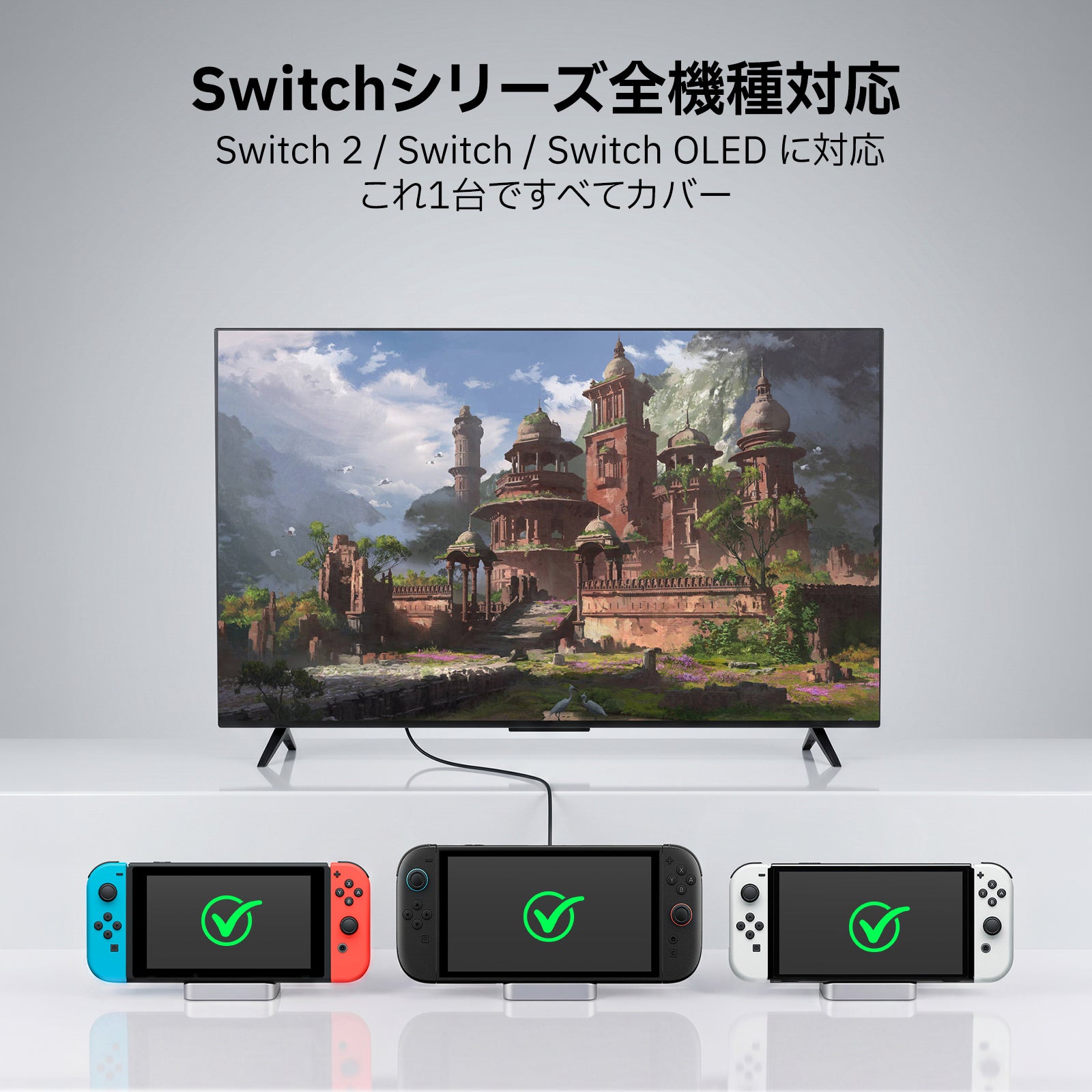GuliKit、Switch 2とSwitchに対応したポータブルドックを発売 - 画像2
