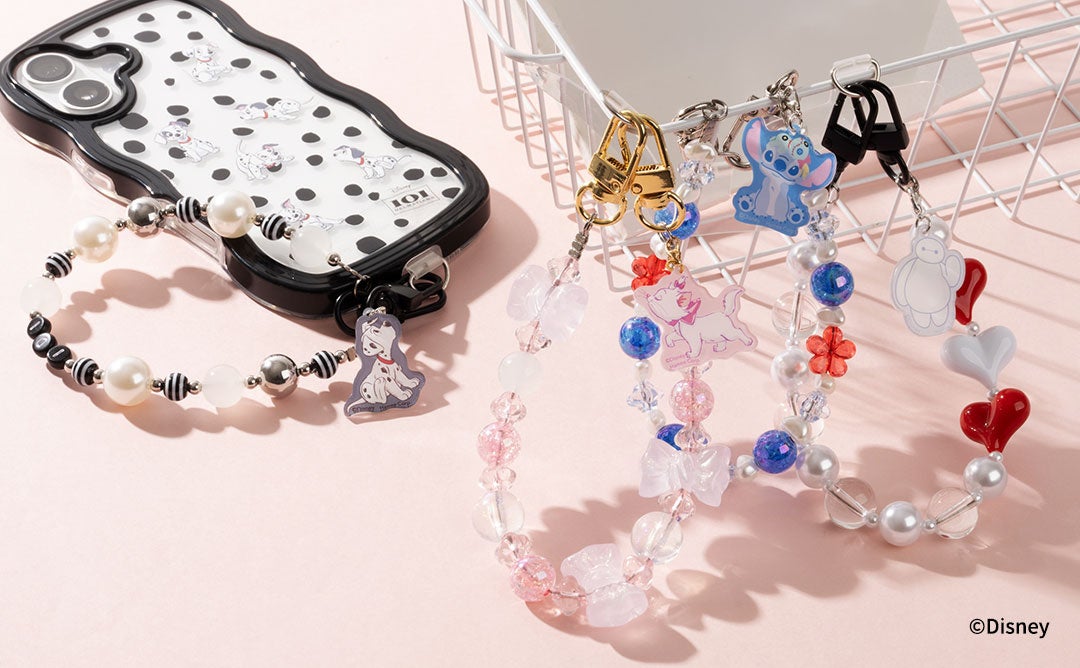 Hamee、大人可愛い「ディズニーキャラクター」ビーズハンドストラップを新発売 - 画像2