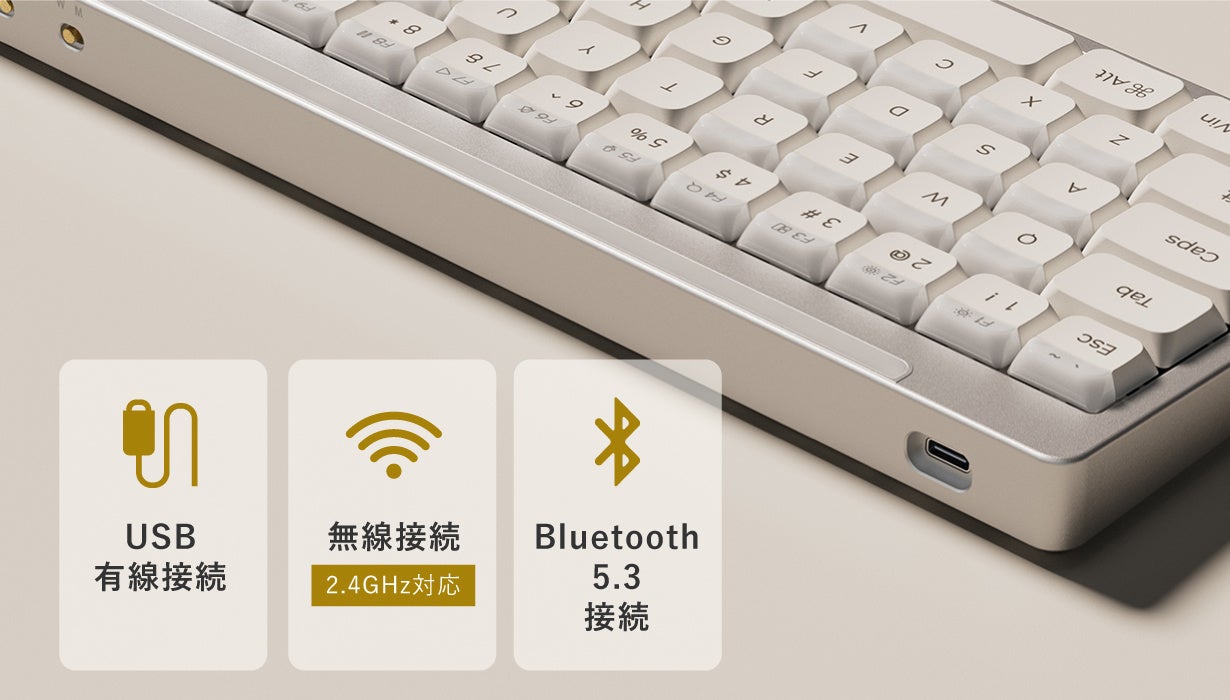 世界初の60%サイズ×100キー分の操作性を実現した「Hesper64(100)」がMakuakeで先行販売 - 画像7