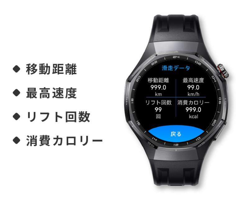 HUAWEI WATCH GT 6シリーズ、雪山アプリ「yukiyama」を搭載 - 画像8