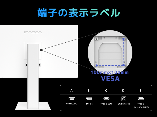 INNOCN、MacBookとの親和性を高めた27インチ4Kモニター「CB27U1」発売 - 画像8