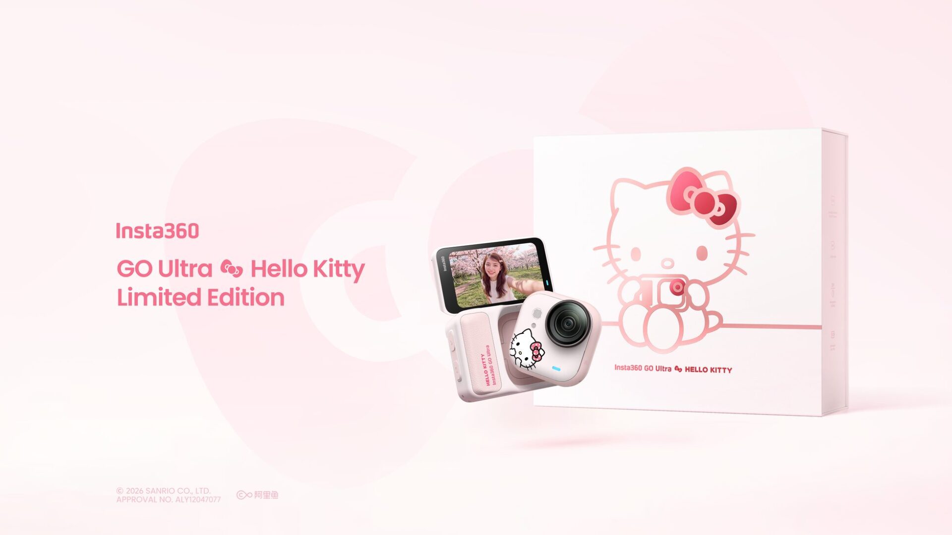 Insta360、サンリオコラボの「GO Ultra × Hello Kitty Limited Edition」を発表 - 画像1